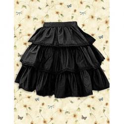 Amanda99 Black Lace Lolita Layered Skirt