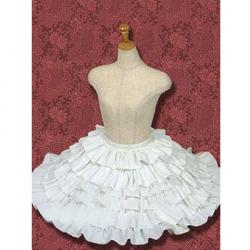 Amanda99 White Multi-layer Lolita Skirt