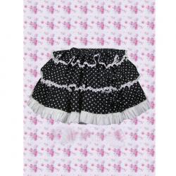 Amanda99 Black Polka Dot Lace Lolita Skirt
