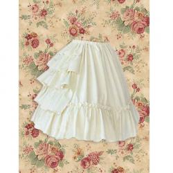 Amanda99 White Ruffles Lolita Skirt