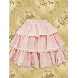 Amanda99 Pink Lace Lolita Layered Skirt