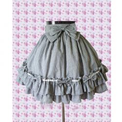 Amanda99 Ruffles Bow Lolita Skirt