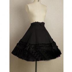Amanda99 Black Bow Lolita Skirt