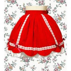 Amanda99 Red Lace Lolita Skirt