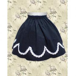 Amanda99 Deep Blue Lolita Lace Skirt
