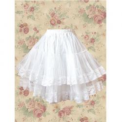 Amanda99 Cotton White Lace Lolita Skirt