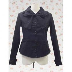 Amanda99 Black Long Sleeves Lolita Blouse