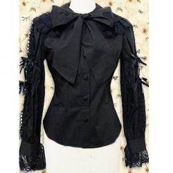 Amanda99 Black Lace Lolita Blouse