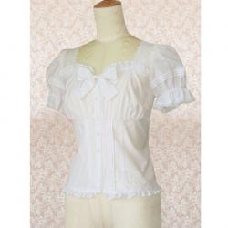 Amanda99 White Ruffles Lolita Blouse