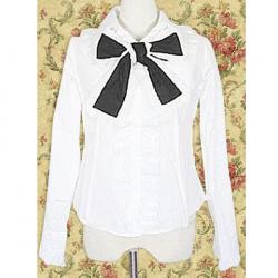 Amanda99 White Bowknot Lolita Blouse