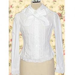 Amanda99 White Ruffle Long Sleeves Lolita Blouse
