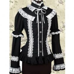 Amanda99 Black Lace Lolita Blouse