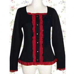 Amanda99 Black Ruffles Lolita Blouse