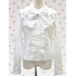 Amanda99 White Ruffles Lolita Blouse