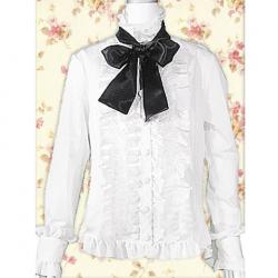 Amanda99 White Long Sleeves Cravat Lolita Blouse