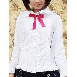 Amanda99 White Ruffles Lolita Blouse