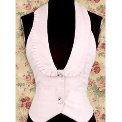 Amanda99 Pink Cotton Halter Lolita Top