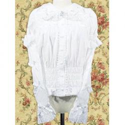 Amanda99 White Multi Bow Decoration Lolita Blouse
