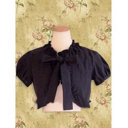Amanda99 Black Short Sleeves Lolita Blouse