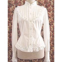 Amanda99 White Lace Long Sleeves Lolita Blouse