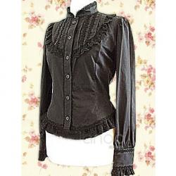 Amanda99 Black Long Sleeves Lolita Blouse