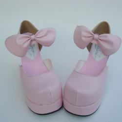 Amanda99 8cm Heel With 3.5cm Platform Pink Lolita Shoes