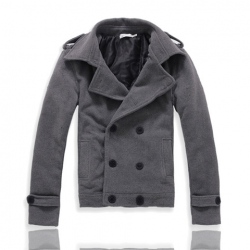 Amanda99 New Arrival Fashion Style Double-breasted Short Pattern Jacket Coat For Man In Autumn and Winter