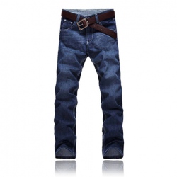 Amanda99 New Arrival Corean Fashion and Wear Style Laconic and Mix-Matched Straight Jeans