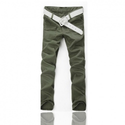 Amanda99 Fashion Pocket Decorated Casual and Slim Trousers For Man