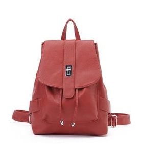 Corean Style PU Leather Casual Travel Bags For Girls
