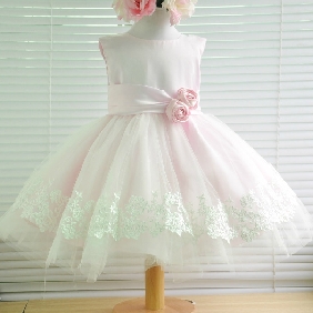 Kids First Birthday Dress, Girls Dress Skirt Child Princess Dress Flower Girl Pink Wizard
