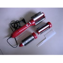 New Revo Styler Rotating Hot Air Brush With 3 Brush Heads Hair C