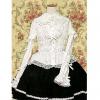 Amanda99 White Lace Lolita Blouse And Black Lolita Skirt